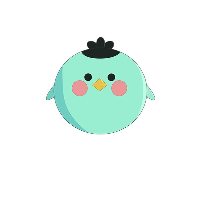 抱枕周边刺客六七小飞鸡毛毛绒儿童可爱靠垫动漫毛绒