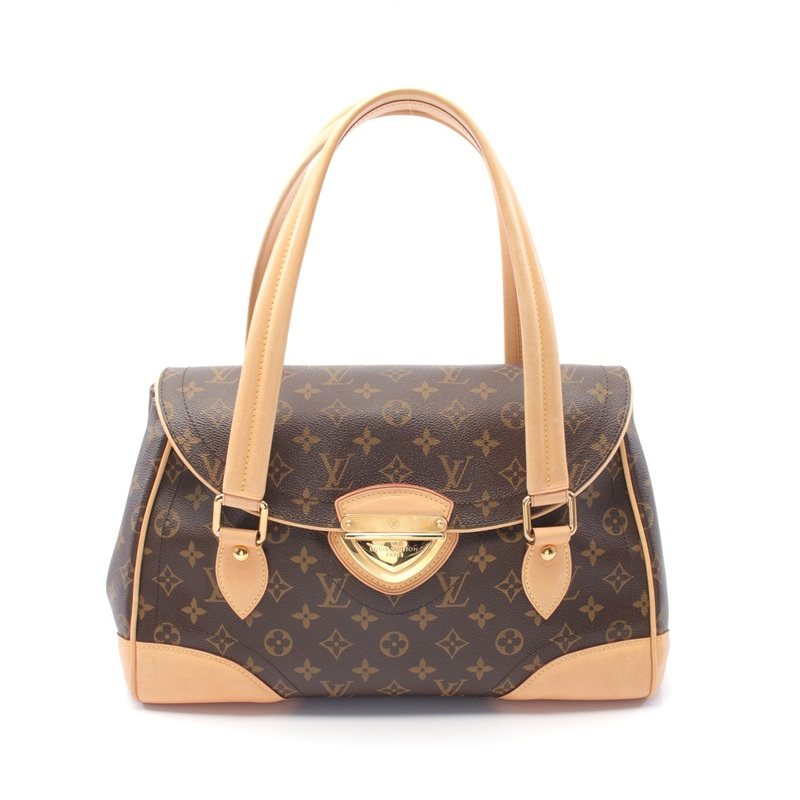 lv路易威登beverlygm大号老花肩包778344reclo中古通用款女包