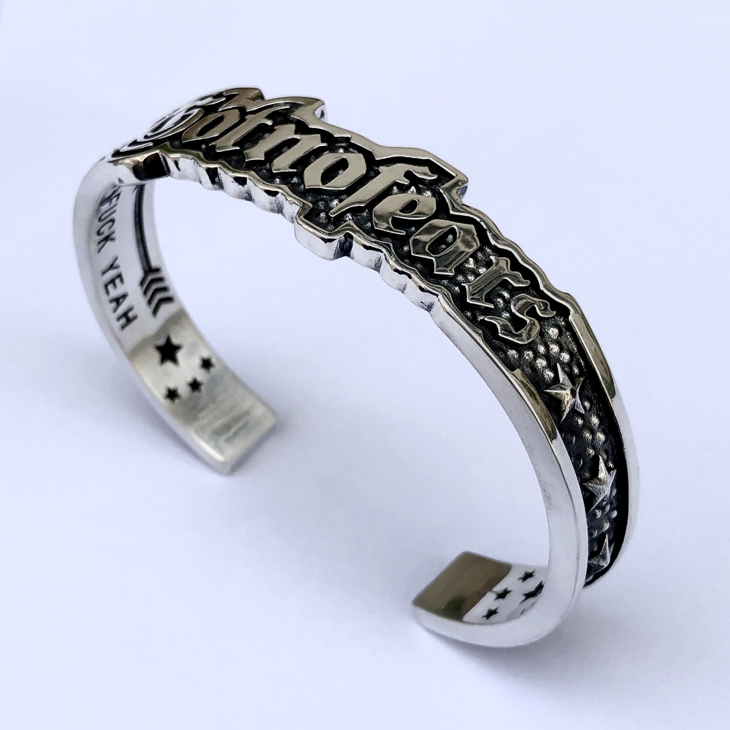 正品s925纯银手镯codysanderson纳瓦星星英文字母手镯