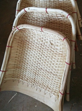 簸箕竹编编织柳条手工方形农家编筐