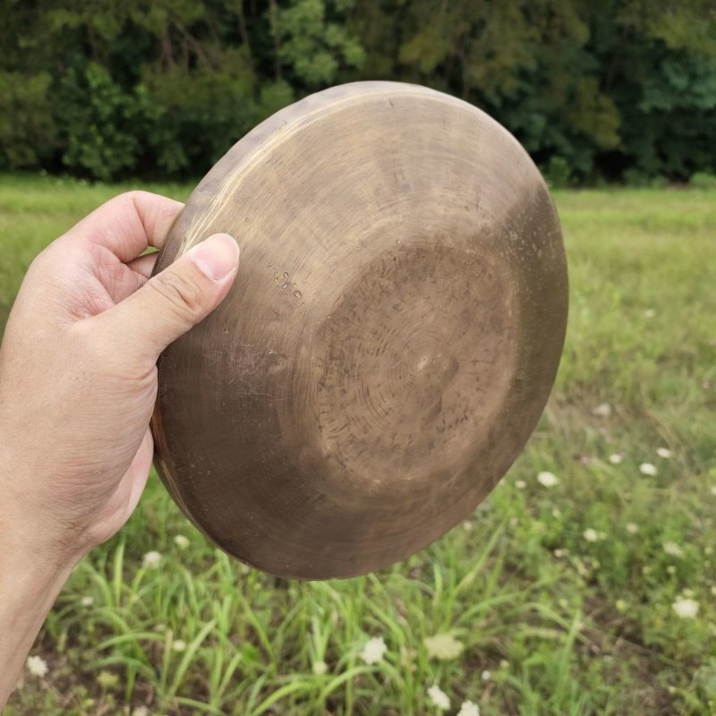 手锣21公分青铜小手锣高低音矮锣鸣警二锣小锣手锣