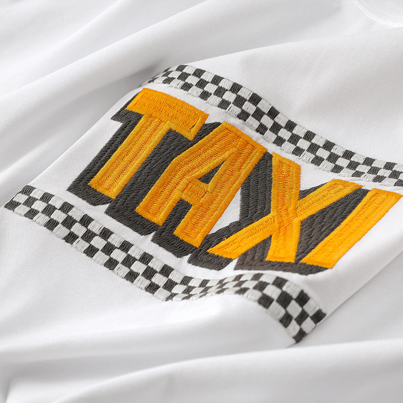 artbrut白色短袖恤女欧美宽松oversize情侣国潮休闲t恤