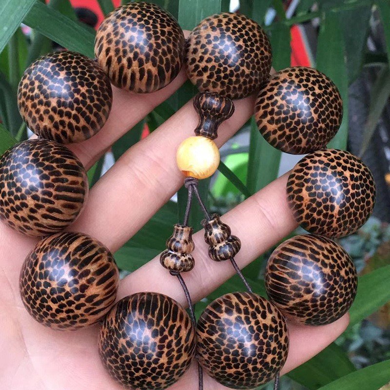 南美蛇鳞木满纹蛇纹木手20男女款手链送礼文玩摆件