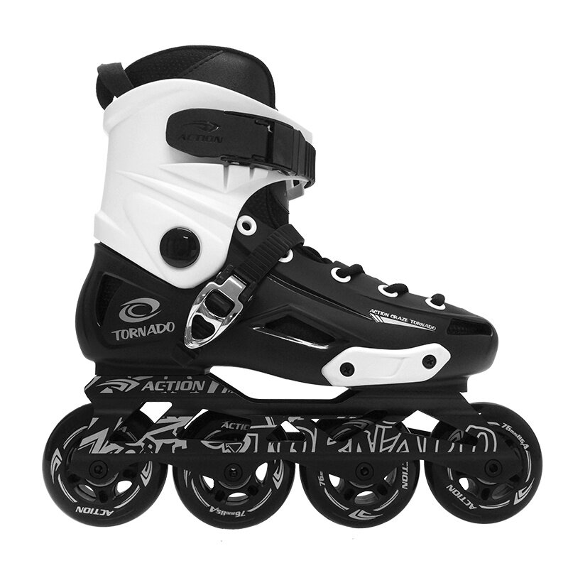 埃克森轮滑高校专款花式龙卷风男女初学者溜冰鞋大学直排轮
