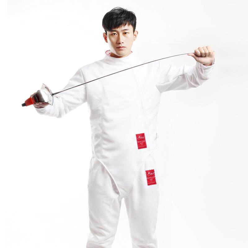 击剑套装服装儿童三件件套成人服可比赛350n花剑剑服