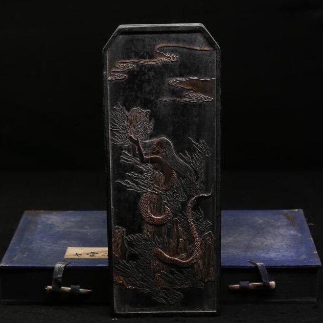 油烟陈墨程君房古法法制大墨条墨块墨锭实用收藏文房四宝