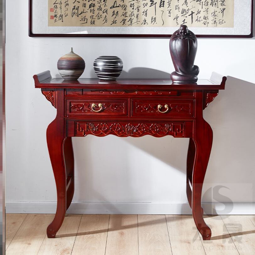 关公佛柜香案供柜案台卓条案实木佛龛供台台摆件供桌