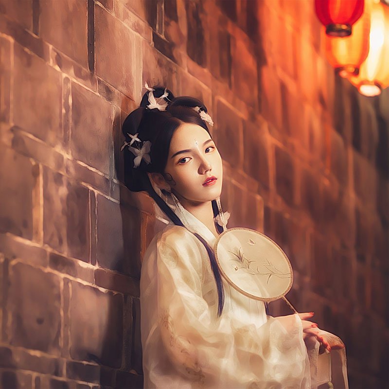 汉服女荣姬魏晋风古装广袖衫仙女清新淡雅齐胸襦裙学生中国风套装