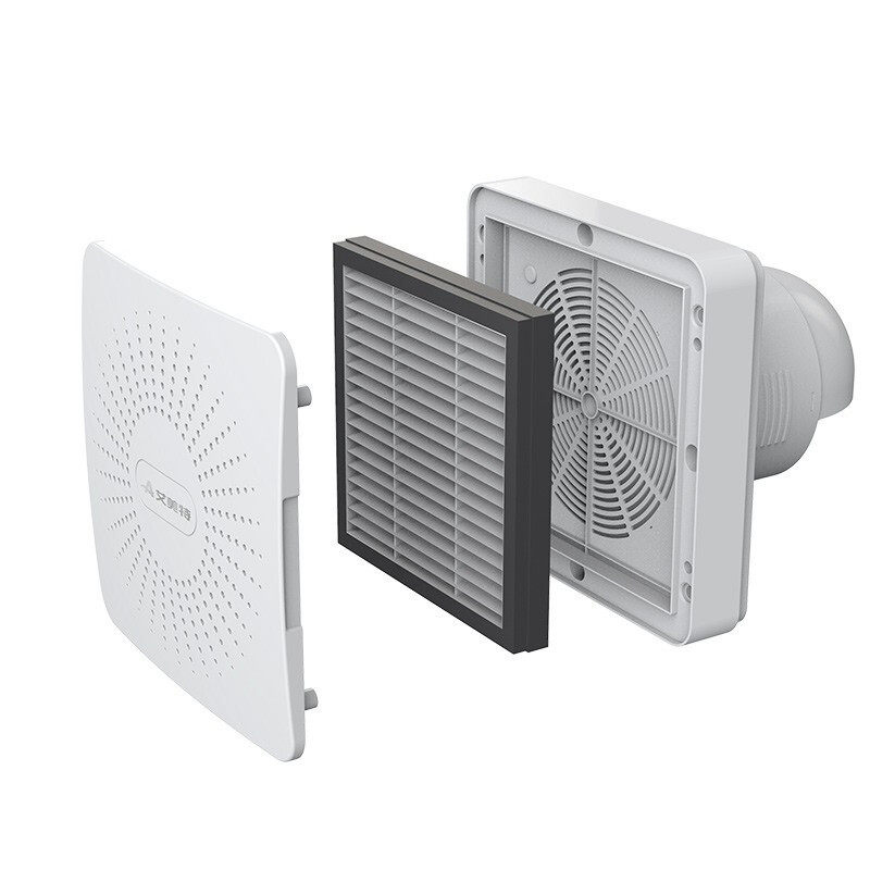 艾美特新风机风机家用双向窗式墙式新风过滤pm2.5换气扇