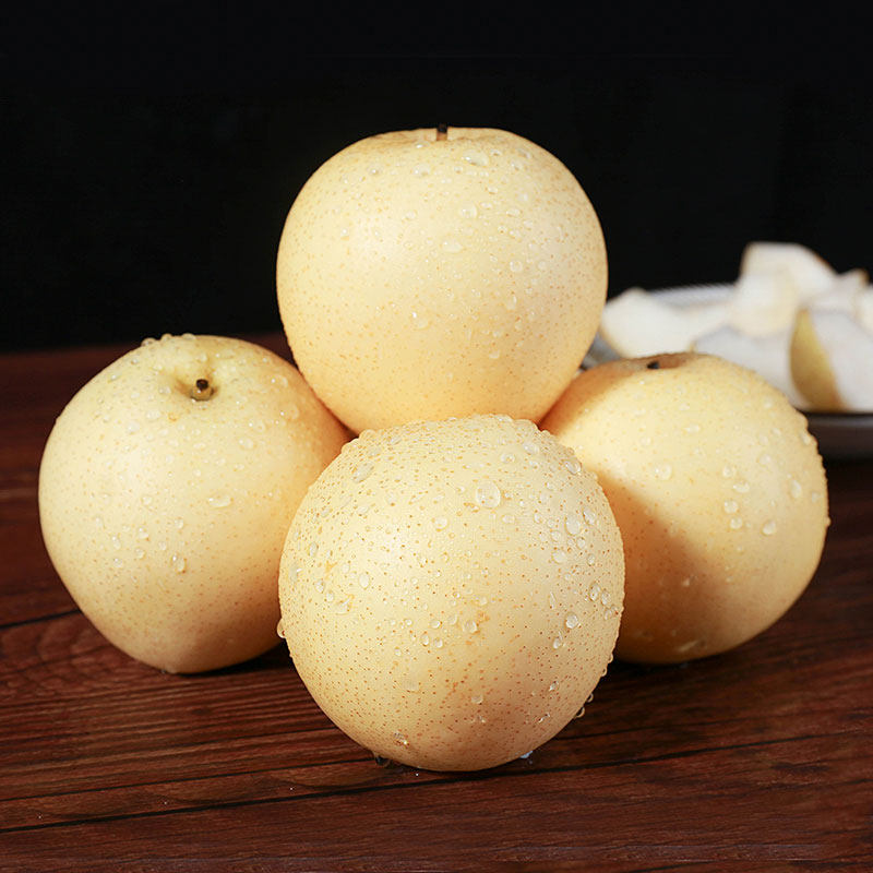 河北皇冠梨子新鲜9斤当季水果脆甜多汁雪梨梨