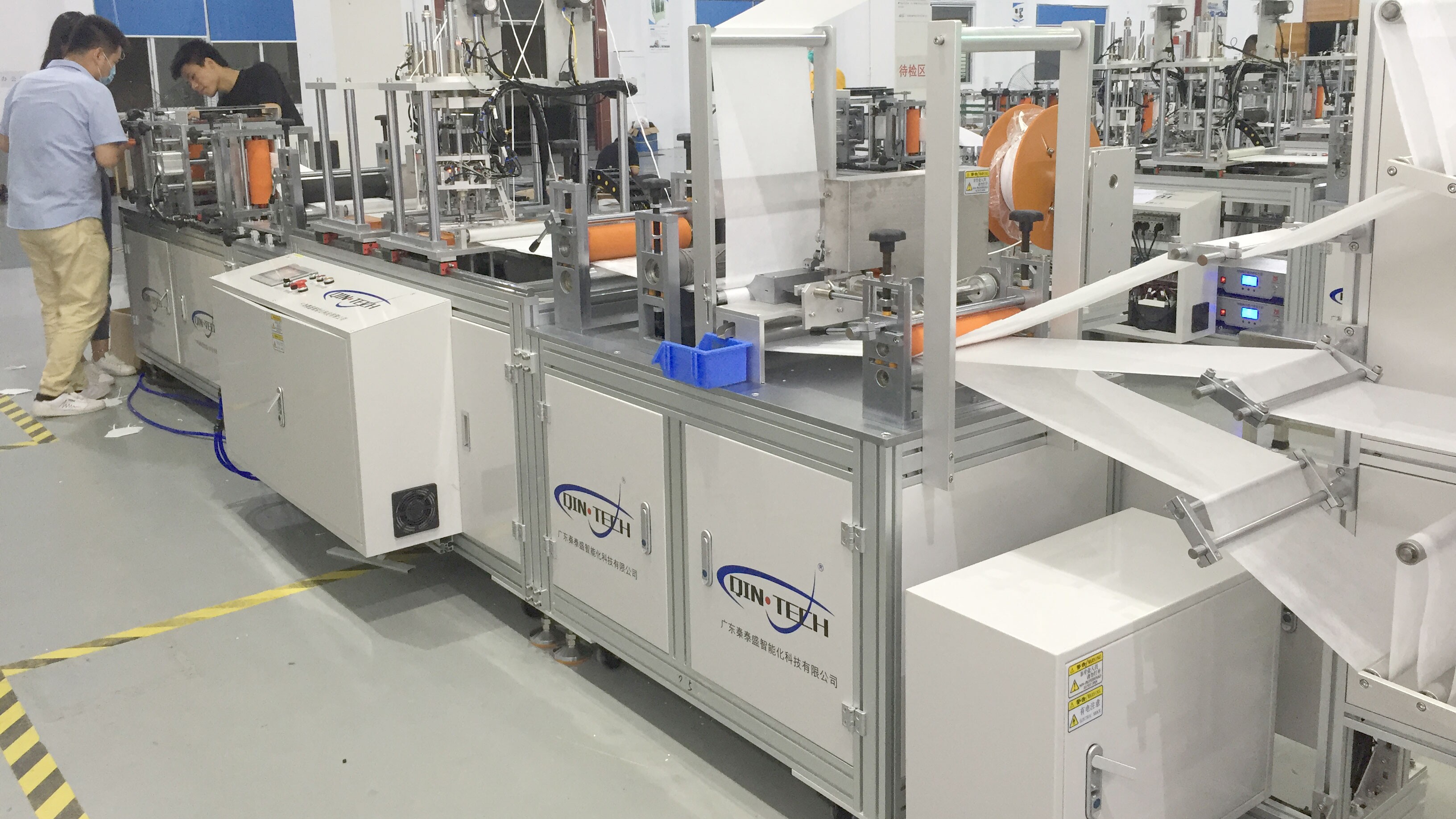 一次性内耳包边口罩机一拖一内耳全自动口罩机器东莞口罩生产机器