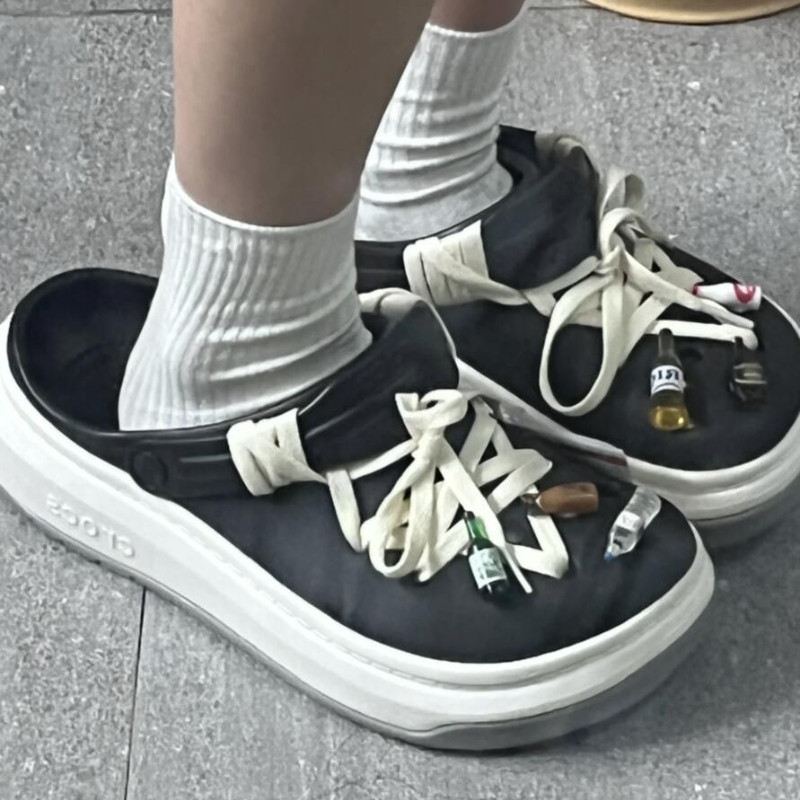 crocs洞洞鞋扣鞋面装饰配件ro鞋带220cm饮料鞋带