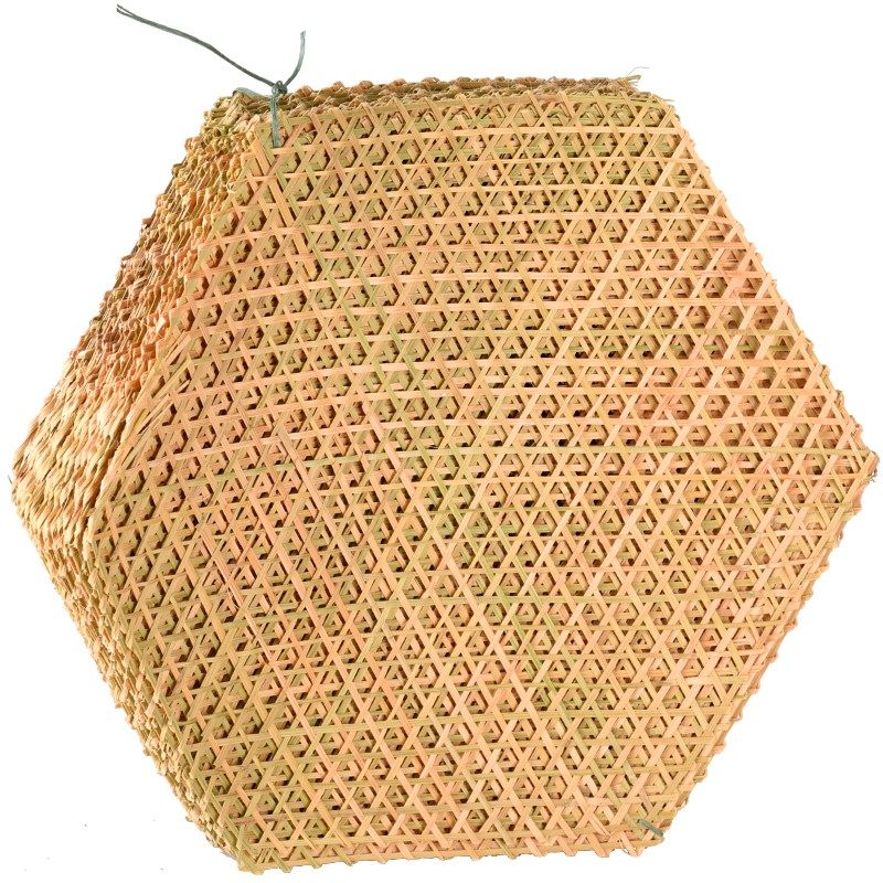 防粘锅底网竹达网厨房用炖鱼防糊神器竹编竹网格网竹垫锅底炖鱼竹