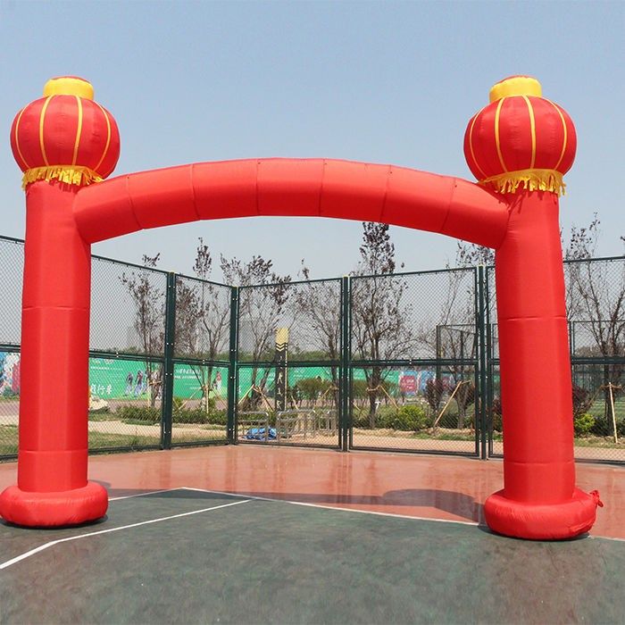 开业庆典活动灯笼立柱充气拱门直梁弯梁凯旋门拱门