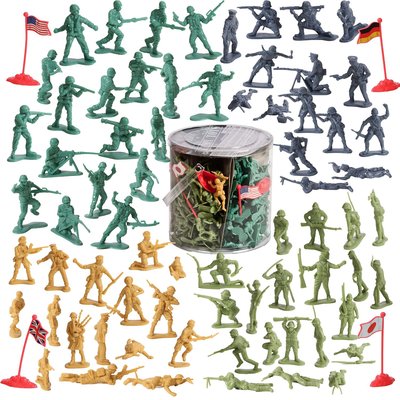二战四国国小兵人军事模型日本军队打仗小人士兵兵人专区