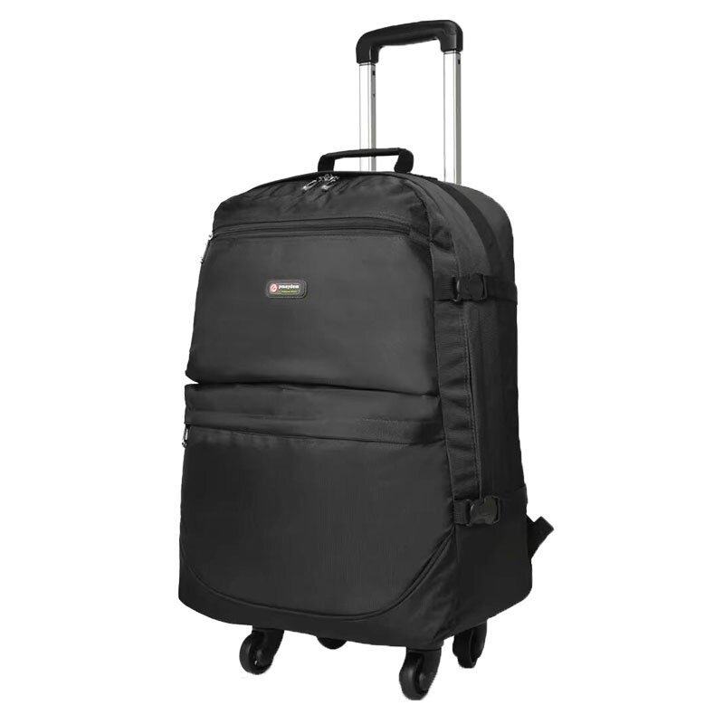 欧美双肩拉杆包背包大容量拉杆箱万向轮牛津布旅行袋商务行李箱男