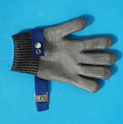 手套钢丝防割5级切割耐磨金属铁丝钢环屠宰防护手套