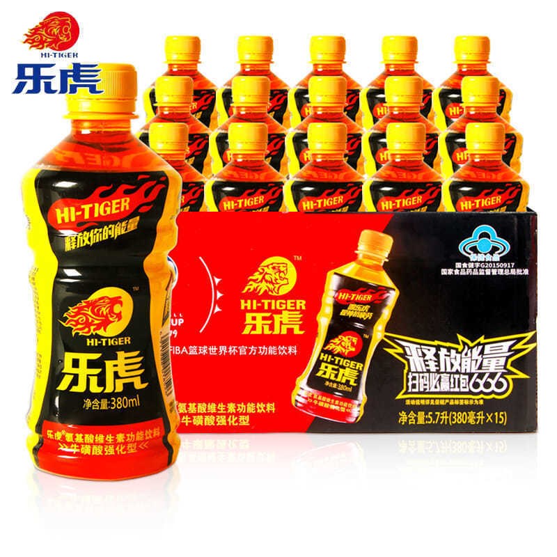 6月新货达利园乐虎维生素功能饮料380ml15瓶整箱功能饮料饮品