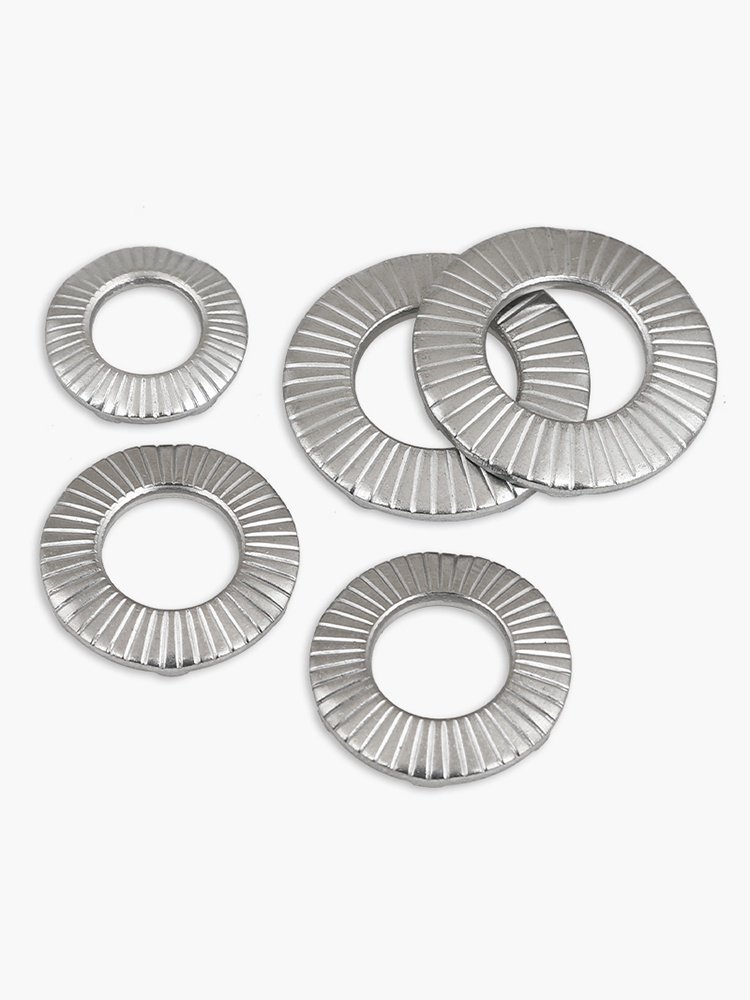 垫片接地爪型垫圈压花防滑蝶形桥架接地线抓地垫圈