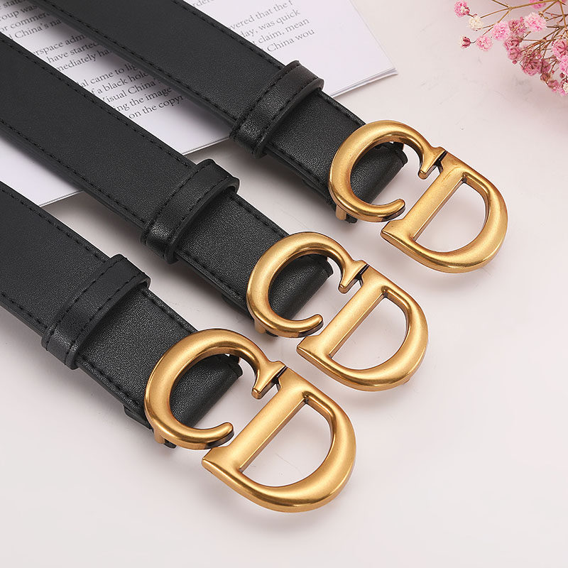 网红cd皮带女士真皮裤腰带裙子装饰大衣牛仔裤腰带