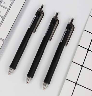 晨光按动弹簧弹头h7701学生考试碳素水笔签字笔中性笔