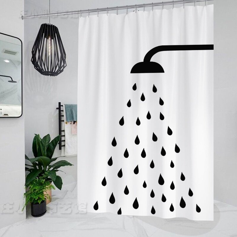 帘加室式日浴门帘水装间欧厚帘窗生澡布卫北d洗隔防浴帘防霉断套