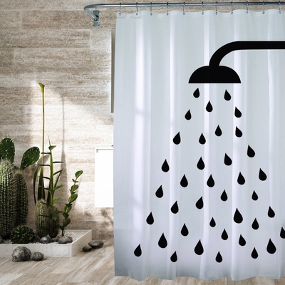 帘加室式日浴门帘水装间欧厚帘窗生澡布卫北d洗隔防浴帘防霉断套