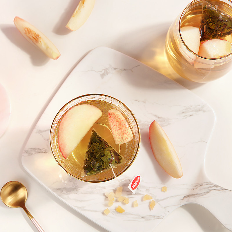 百草味泡茶茶包水果茶蜜桃乌龙茶21g