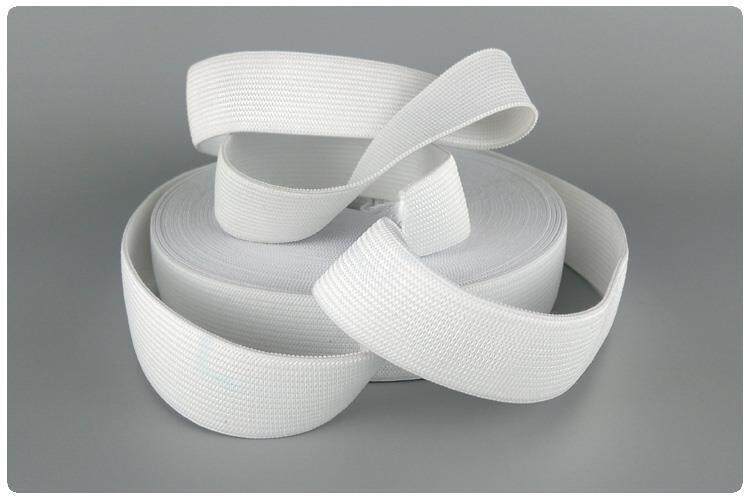 扁宽高弹力白色橡皮筋弹力松紧带裤脚男生加厚强力松紧带