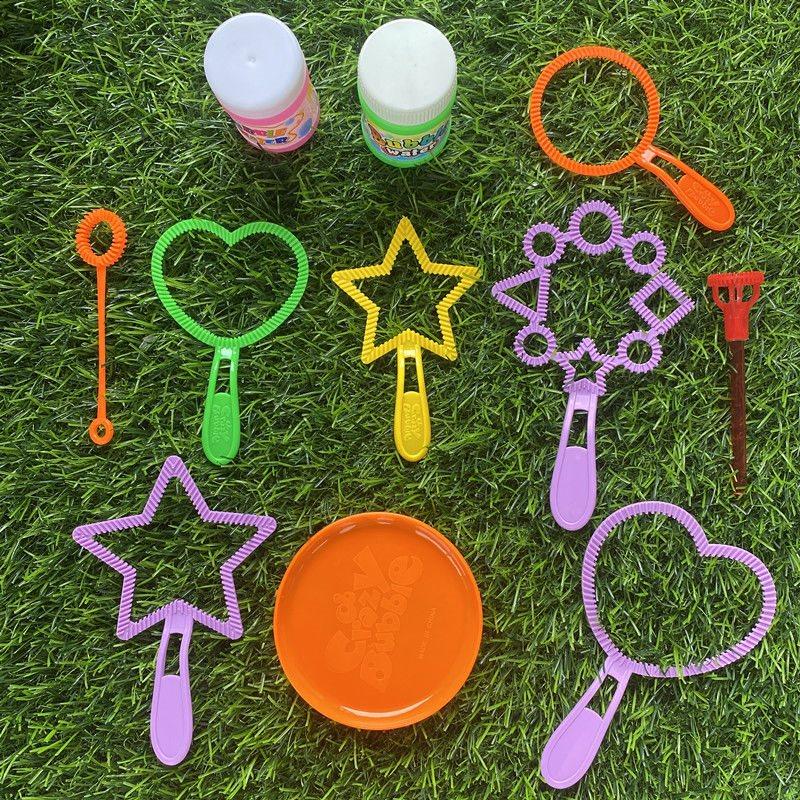 吹泡泡泡工具多款形状爱心心口泡泡棒七彩泡泡满天飞吹泡泡