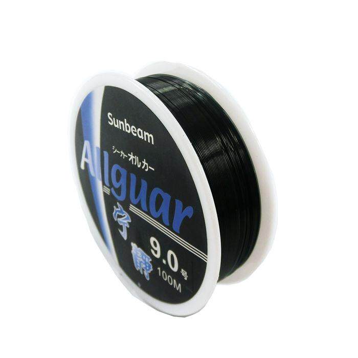 渔具鱼竿线100m鱼线子主线进口原丝黑线海钓线渔线黑色钓鱼线钓具