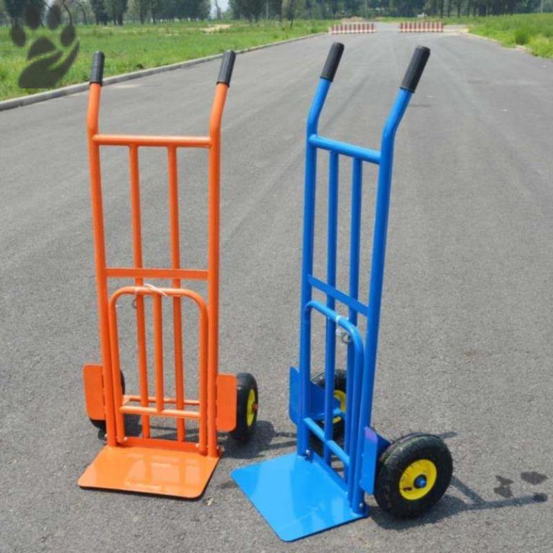工具车工地老虎两轮手推车轮子农用拉车库房快递平板手推车