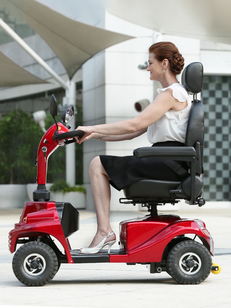 斯途玛s50老人代步四轮电动车家用接送孩子中型老年代步车