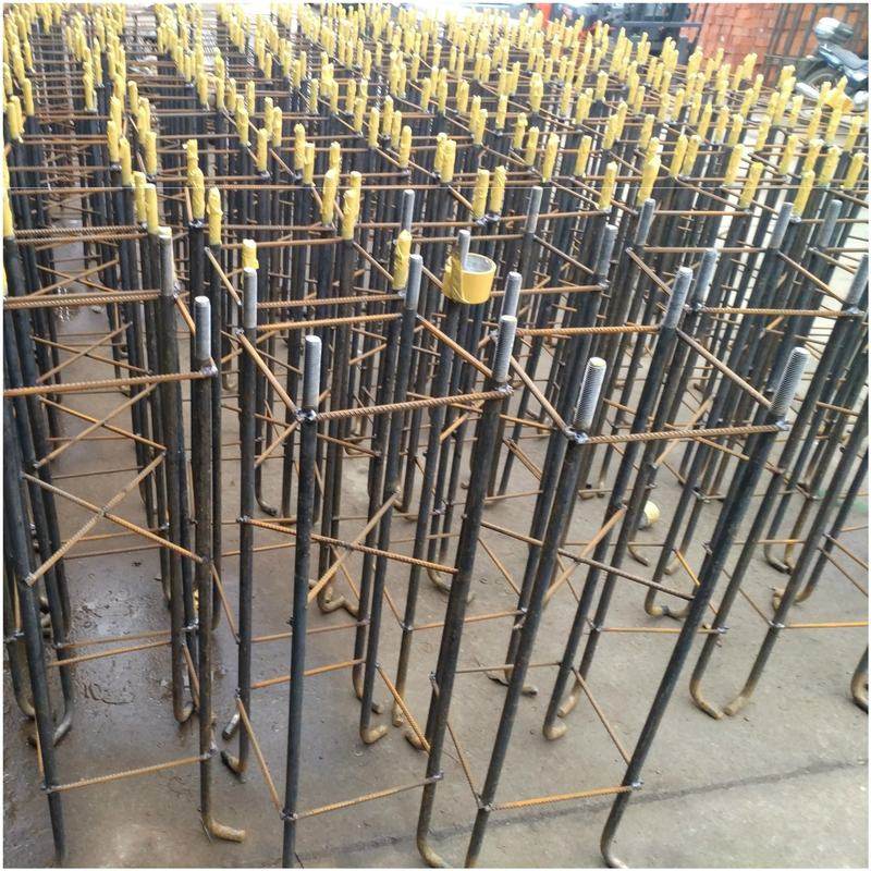 折叠式定位预埋螺栓地脚灯杆础笼信号路灯杆灯道路灯具