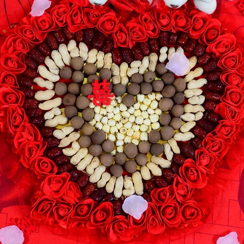 婚庆用品早生贵子结婚压床摆件公仔婚房卧室婚庆公仔