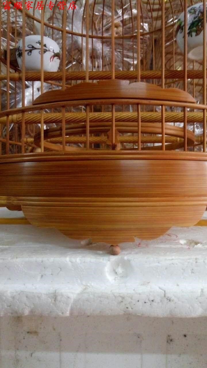 波笼绣眼鸟笼广笼52支48支56支老竹纯绣眼广式笼子