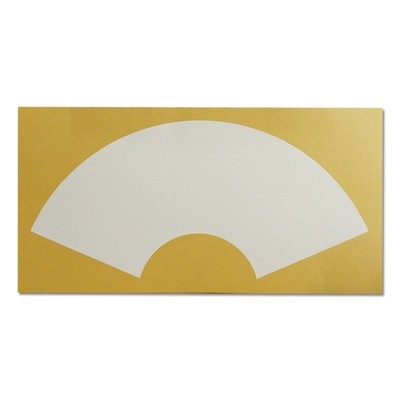 国画加厚软卡宣纸镜片卡纸扇形托裱式免装裱宣纸