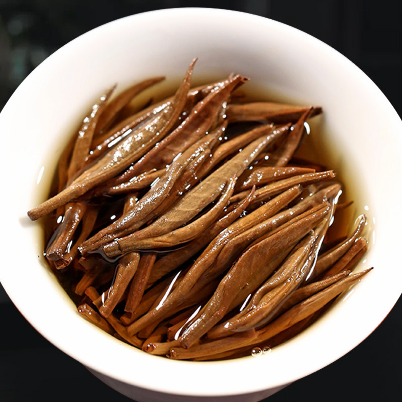 谈心蜜境百年古树金针茶凤庆滇红金针红茶滇红茶浓香型礼盒装