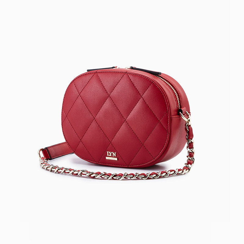 包包女lyn2021爆款小黑包泰国潮流moda链条包时尚简约款斜跨包女