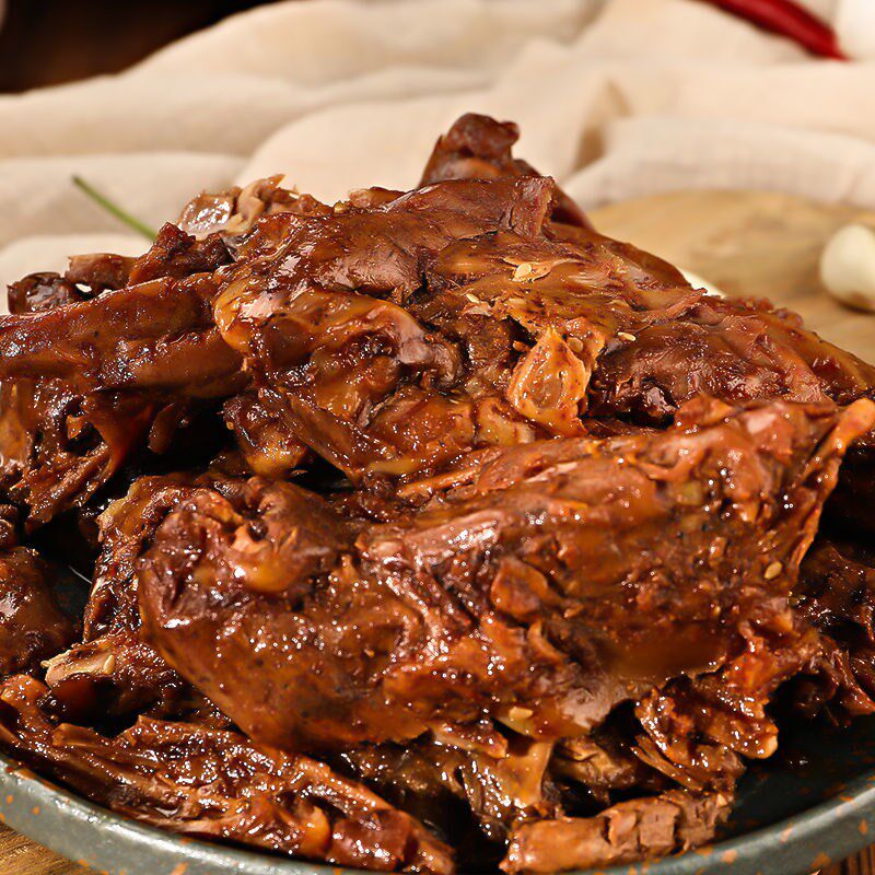 单身客手撕鸭排308卤味即食麻辣鸭排酱板鸭肉零食香辣大礼包