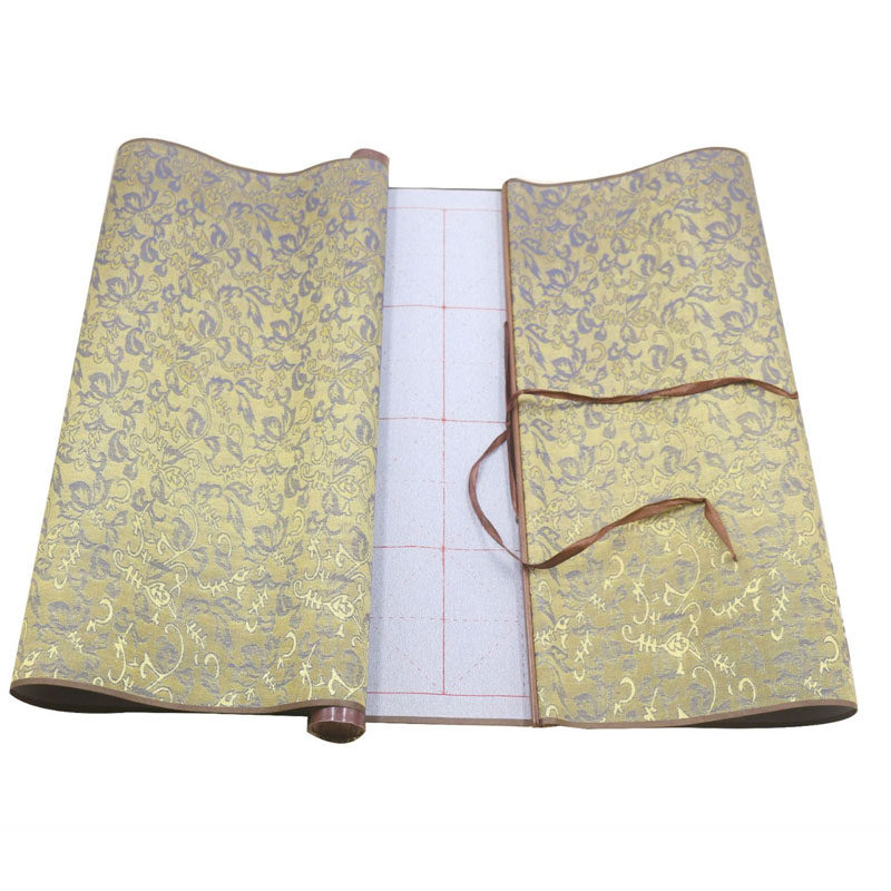 水写布练字布大号毛笔速干练字锦缎宣纸款仿米字格水写布