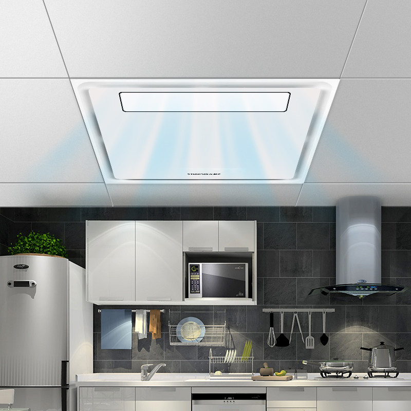 友邦凉霸厨房专用嵌入式集成吊顶吸顶摆页吹风冷霸