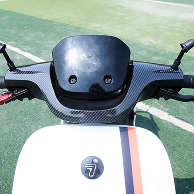 九号碳纤防遮保护维亮碳纤维电动车前脸e125e100更多电动车零