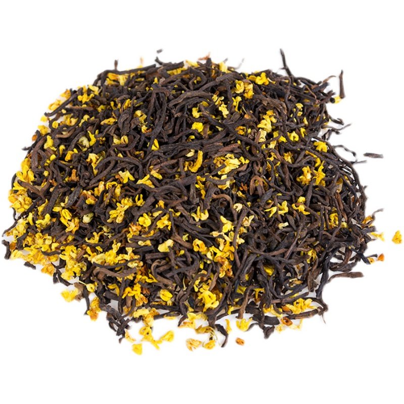 普洱茶送一桂花包熟桂花香三角袋泡茶奶茶饮品组合代用