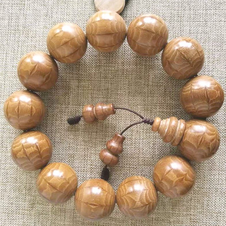 五台山老料九道木男女款佛珠手链持保平安新品佛珠