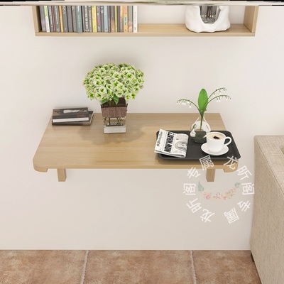 厨房面板可折叠阳台壁挂式墙上靠墙学习桌贴墙挂电脑桌餐桌折叠桌