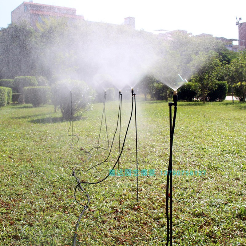 08米地插雾化微喷喷头喷雾软管套装花园绿化雾化微喷