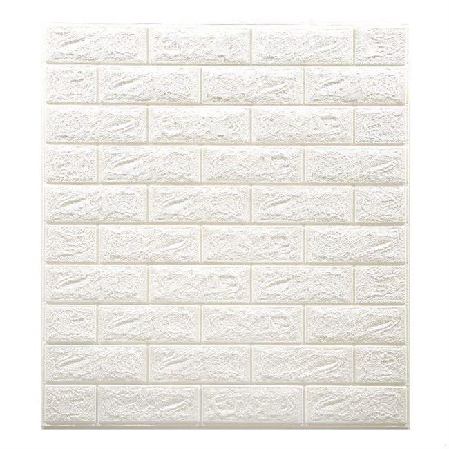 新品pvc泡沫墙砖墙纸背景装修假自儿童火锅店pvc墙纸