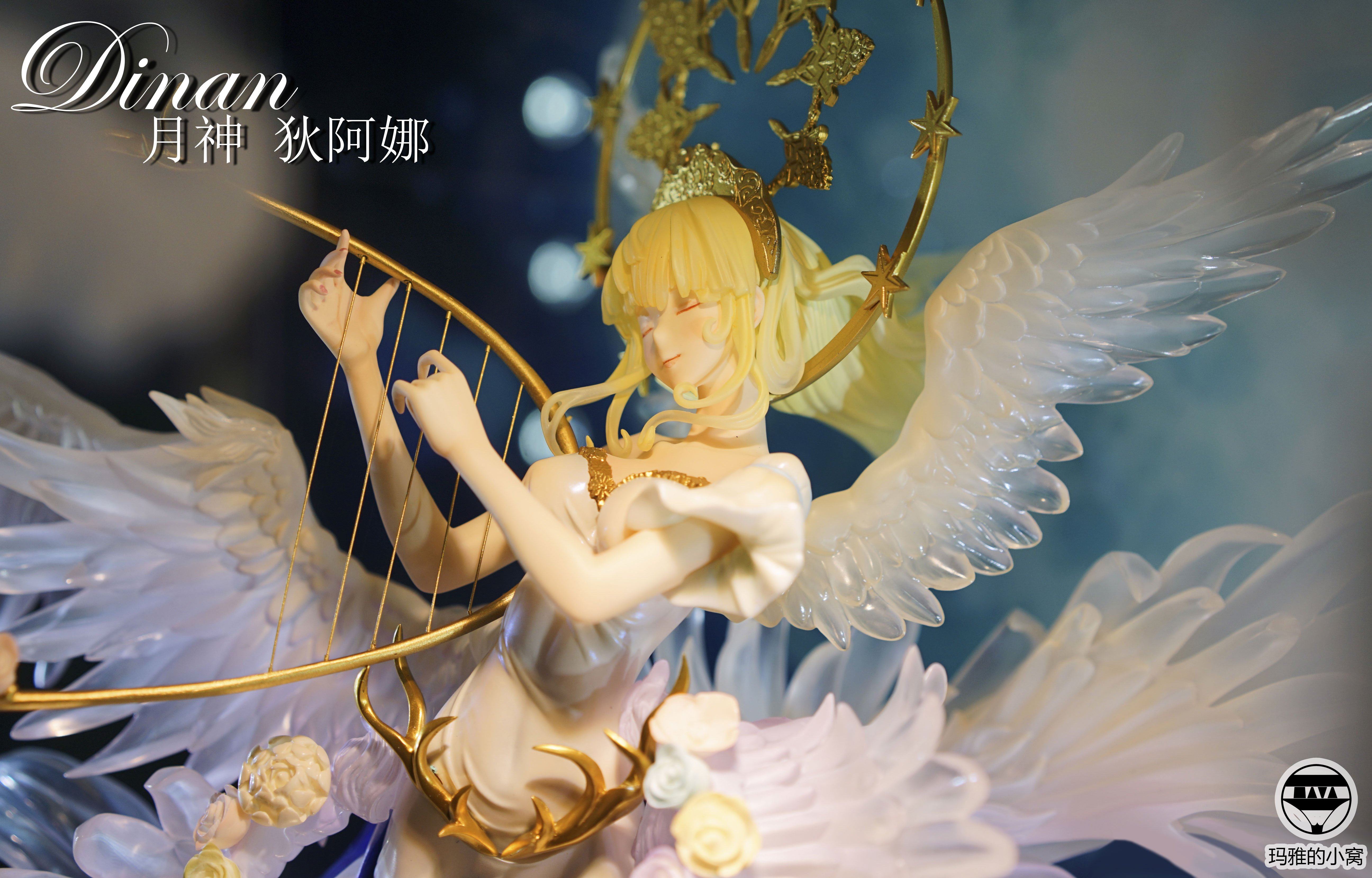 撒旦玛雅雅的小窝女神系列原创作品月神阿娜雕像手办