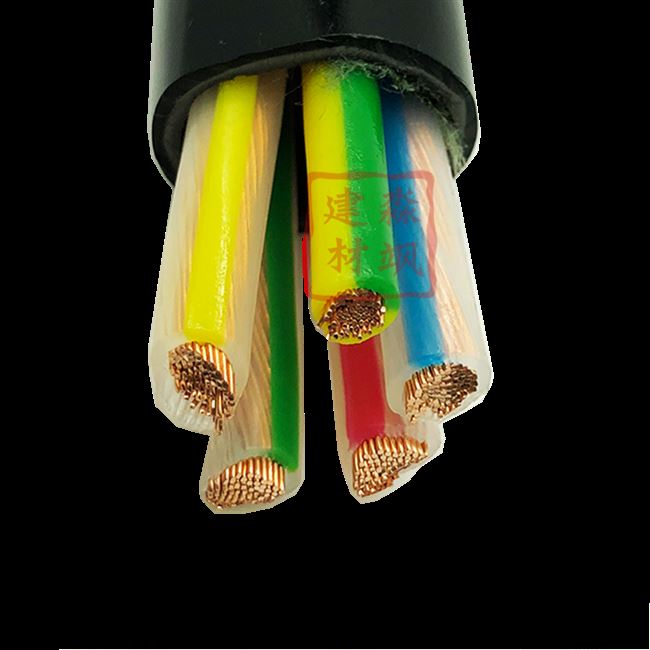 平方总线塑套多股电缆10162535三相五线设备线铜护套线